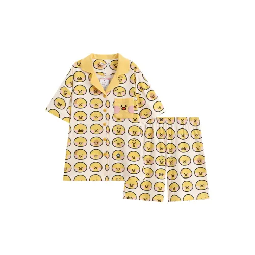 FENTENG Пижамный комплект женский бежевый абрикос