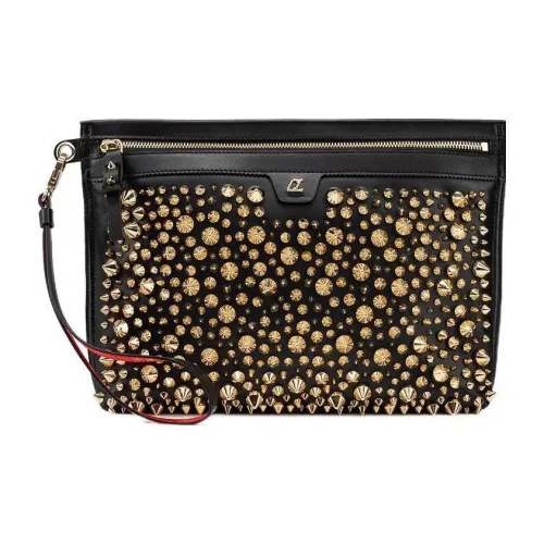 CL LUBOTING Телячья кожа Клатч Мужской Черный