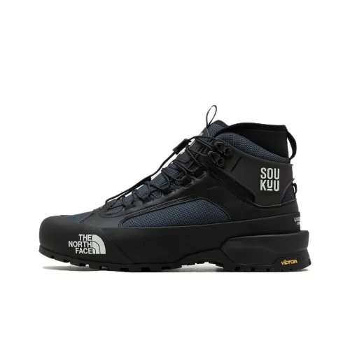 THE NORTH FACE SOUKUU GLENCLYFFE Tnf Противоскользящий Устойчивый к истиранию Высокий Топ Уличная Обувь Мужская Синий Черный