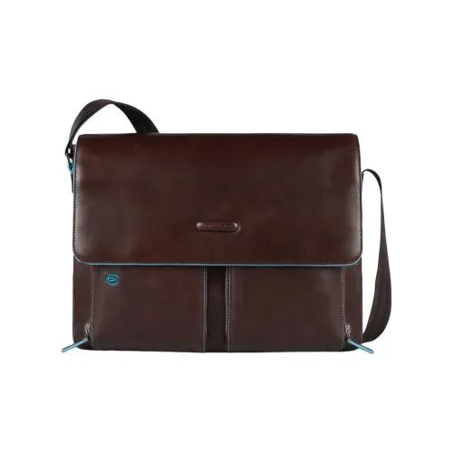 PIQUADRO Кожа Курьерская Сумка Плечевая Сумка Унисекс Махагон