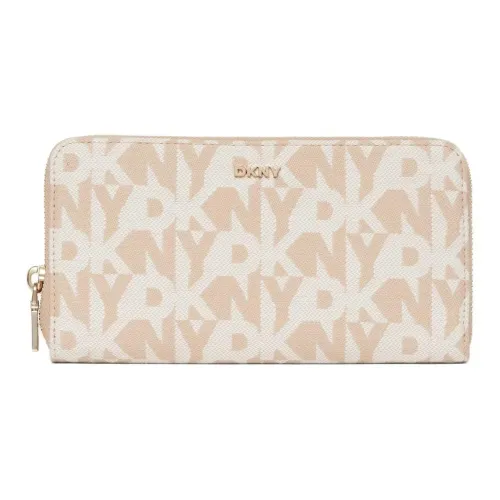 DKNY Полиэстер Кошелек Большой Женский Коричневый