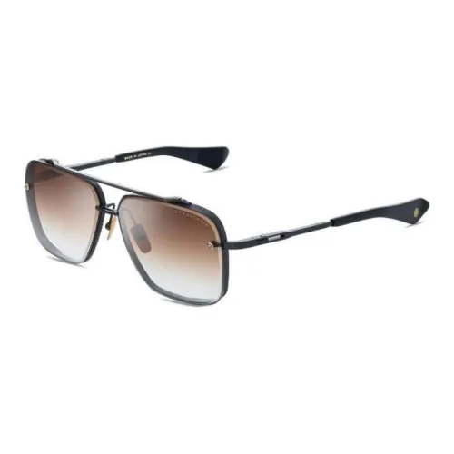 DITA Aviator Солнцезащитные очки Унисекс Черный