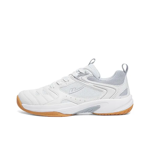 Warrior Wing Series Амортизаторы Slip-resistant устойчивые к истиранию дышащие низкий топ повседневная обувь унисекс белый серый