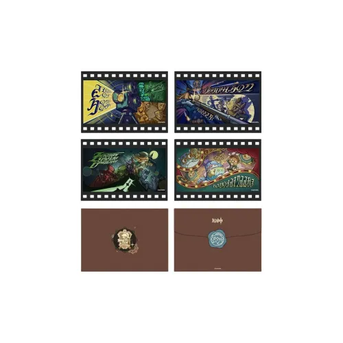 Оригинальный God Фурина Аяка Камисато Сяоуолэй выставка коллекция фильм Transparency карта конверт набор мерч по IP