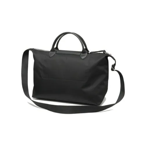 LONGCHAMP Нейлоновая сумка с цветным холстом сумка через плечо сумка на одно плечо сумка большая женская черная