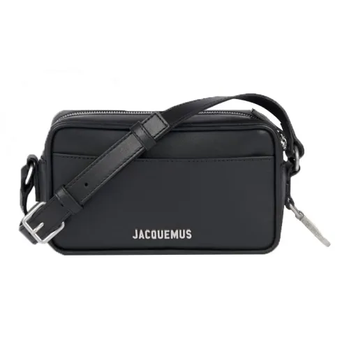 Jacquemus Кожа Camera Сумка Сумка через плечо Унисекс Черный