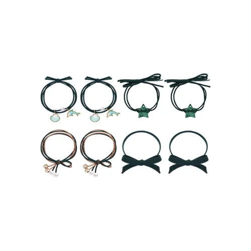 ROYALSASA Резиновая лента Акриловые аксессуары Сплав аксессуары Резинка для волос Женские