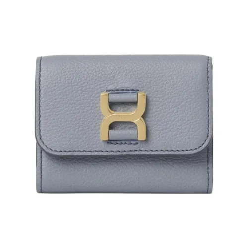 Chloe Marcie с рельефной телячьей кожей держатель для карт кошелек маленький женский бурно-синий