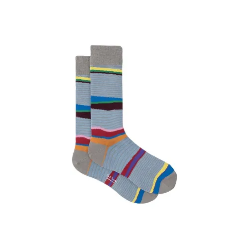 Paul Smith 1 Pack Slate Gray Men's MID Shin Носки