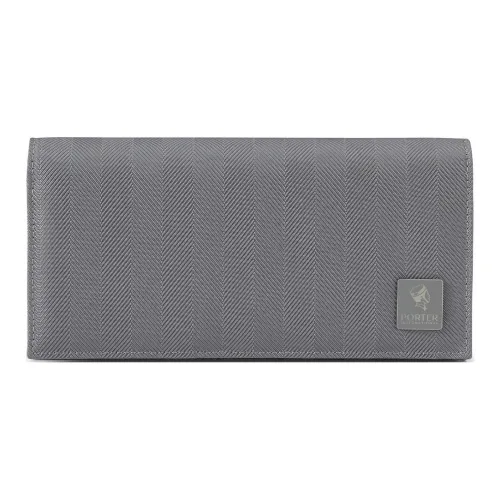 PORTER Нейлон Кошелек Унисекс Городской Стена Серый