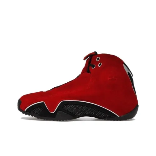 Jordan Air Джордан 21 OG Красный Замша Нескользящий Легкий MID Топ Винтажные баскетбольные кроссовки Мужской Черный Красный