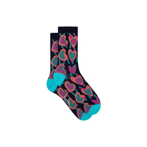 Paul Smith 1 шт Черные Женские Носки MID до икры