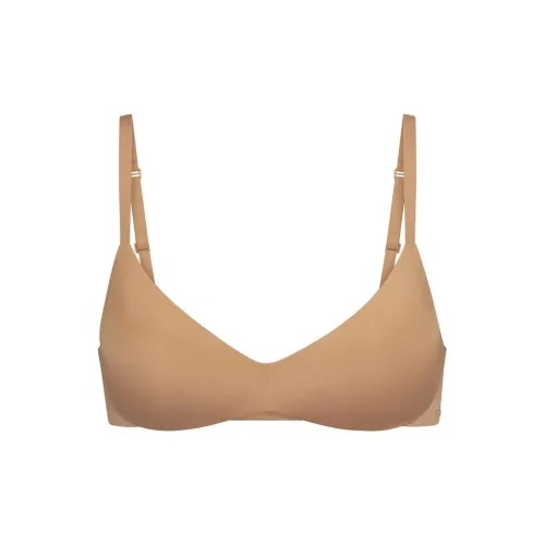 SKIMS Беспроводной FORM PUSH UP Plunge Бюстгальтер Женский 1 Пачка Охра Охра