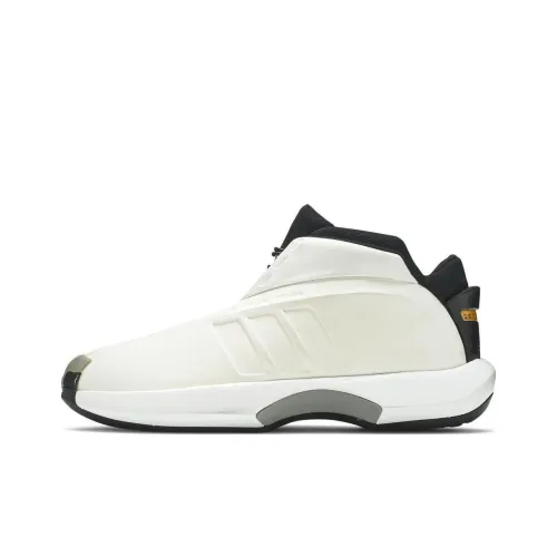 Adidas Crazy 1 The Коби Пухлые туфли Slip-resistant MID Топ Баскетбольные кроссовки Мужской Белый
