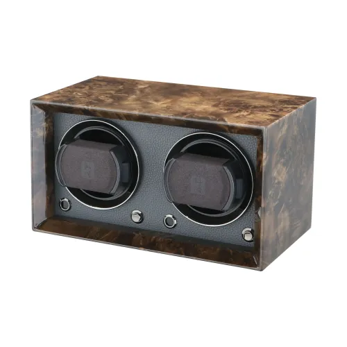 PAUL Дизайн P.D UK Badi 2 единицы часов автоматический завод черный цвет рояля углеродное волокно эбеновое дерево глубокое дерево ореховый цвет унисекс маленький 2