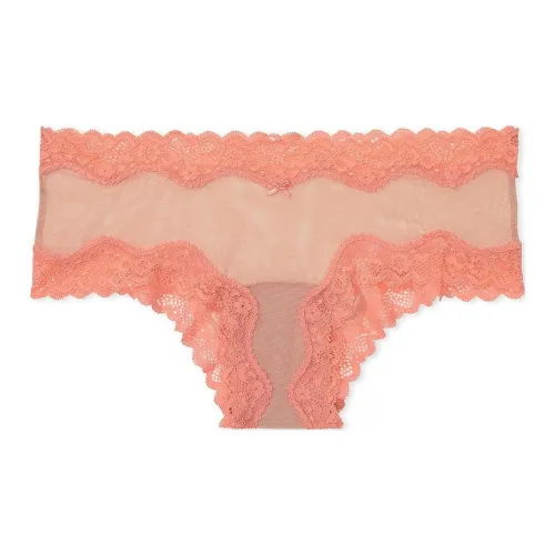 Victoria's Secret Victoria's Secret Розовый Tease Сетка Le Tm Cy Panty EG BH Трусики-бикини Женские 1 шт Апельсин