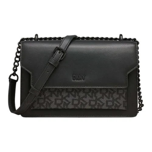 DKNY Кожа Сумка через плечо Женская Черная