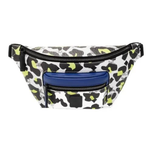 MCM Кожа Сумка через плечо Бананка Мини Унисекс Многоцветная