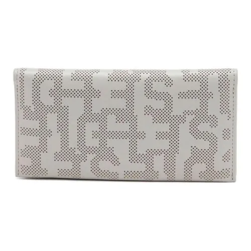 DIESEL Телячья кожа Кошелек Unisex Light Серый