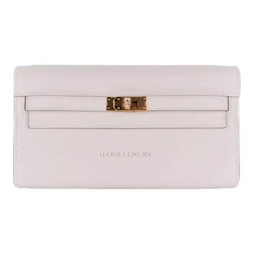 HERMES Epsom Телячья кожа Сумка через плечо Сумка на плечо Женская M4 Gris Pale Кремово-серый