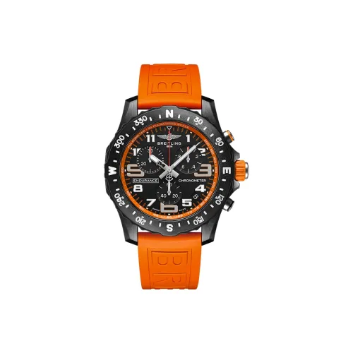 BREITLING Professional Collection Кварцевый механизм Мужские часы Часы 44 мм Черный циферблат Breitlight® Корпус часов