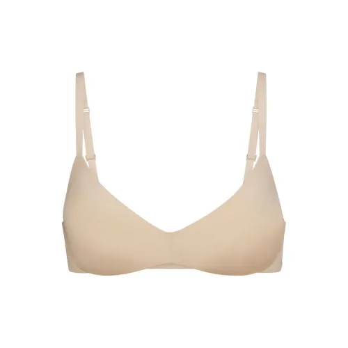 SKIMS Беспроводной FORM PUSH UP Plunge Бюстгальтер Женский 1 Пачка Песочный Песочный