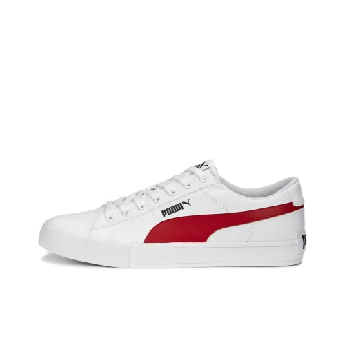 PUMA Bari Casual Устойчивые к истиранию Низкие Кроссовки для скейтбординга Унисекс Белые