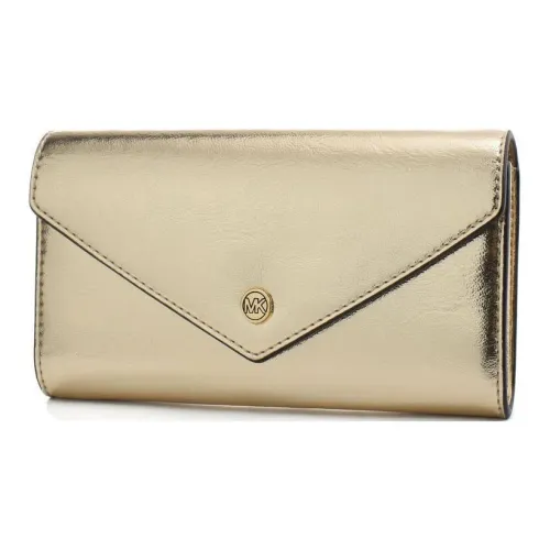 MICHAEL KORS Jet Set Travel Лакированная кожа Кошелек Женские Золотой