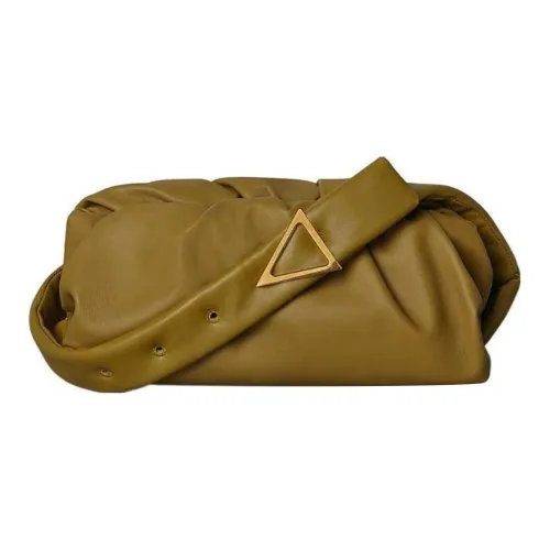 Bottega Veneta Lambskin Бананка Сумка через плечо Мужская Темно-Коричневая