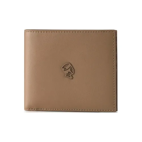 PORTER Кошелек из крупнозернистой коровьей кожи Унисекс Коричневый