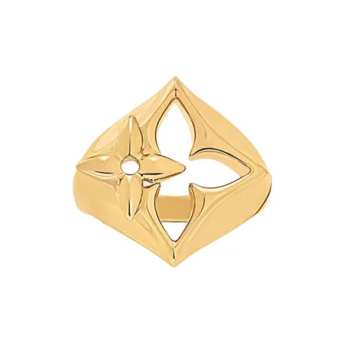 LOUIS VUITTON FLOWERGRAM Металлические Кольца Женские