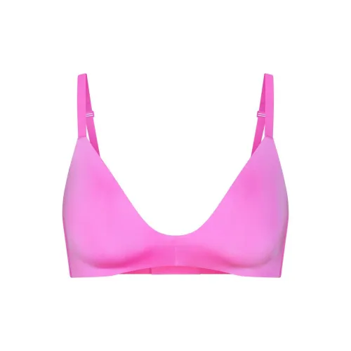 SKIMS Беспроводной FORM T Рубашка Demi Бюстгальтер Женские 1 Пачка Неоновая Орхидея Неоновая Орхидея