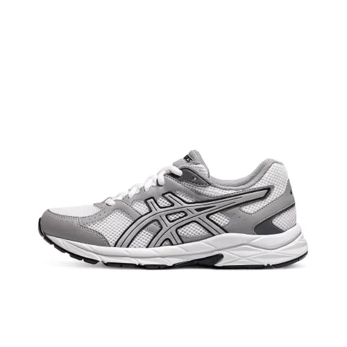 Asics Гель Contend Размер CN Беговые кроссовки Низкий Топ Белый Серый Женские