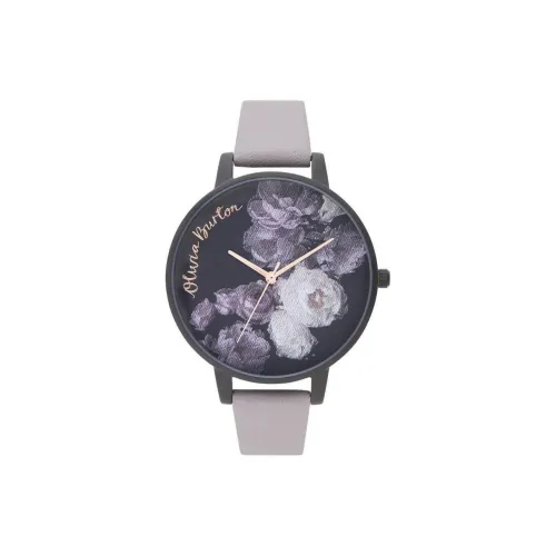 OLIVIA·BURTON Наручные часы Кварцевый механизм Натуральная кожа Ремешок 38 мм Многоцветный циферблат Женские часы