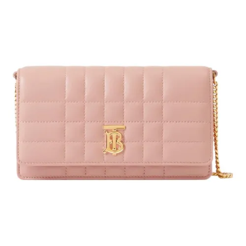 Burberry Lola Bag Lambskin One Shoulder Crossbody Clutch Women's Dark Pink Брэнди Бурбери Лола Сумка из овечьей кожи через плечо клатч женский темно-розовый