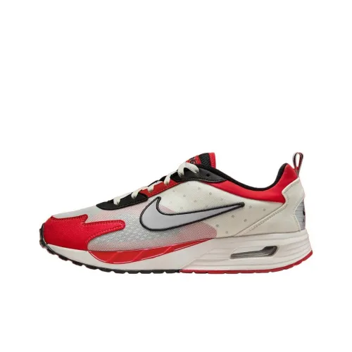 NCAA x Nike Air Max Solo Abrasion Resistant Дышащий Низкий Топ Повседневная Обувь Мужская Белый Красный