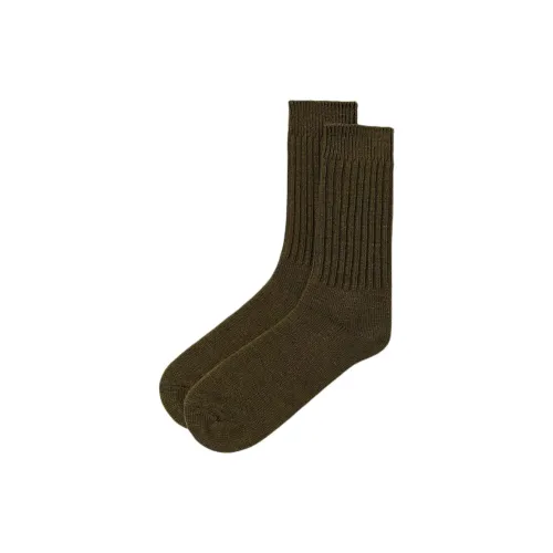 THOM BROWNE 1 пачка хаки мужские носки до икры MID