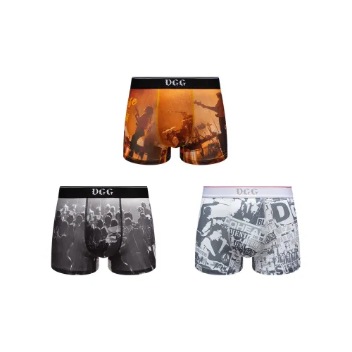 DGG 3 Pack Духовное Отделение + Рок Immortal + Счастливая Жизнь Мужские Боксеры