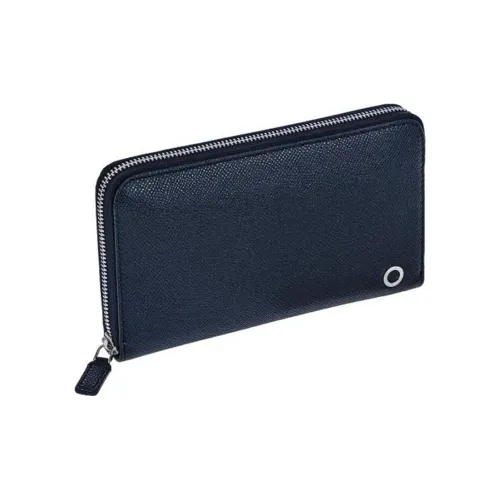 BVLGARI Кошелек из телячьей кожи мужской морской синий