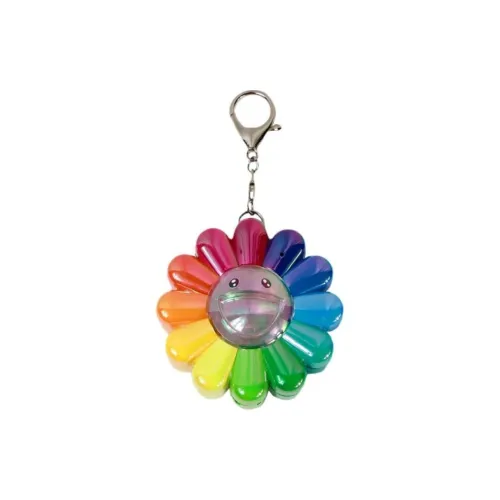 Takashi Murakami Цветочный дизайн GO WALK Цвет Aurora Rainbow Transparent Брелок Подвеска Trend Based Products