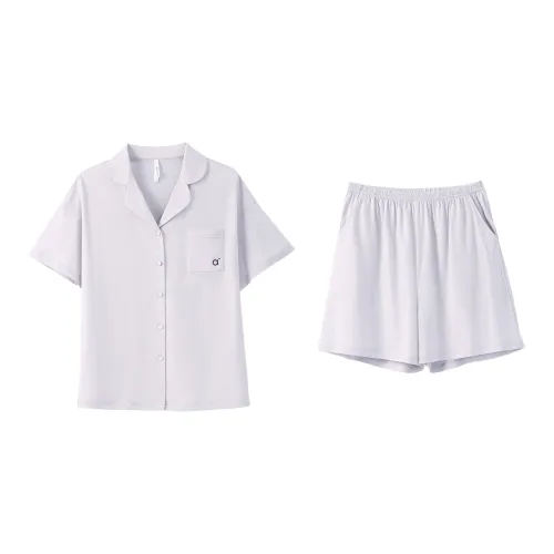 Aannsfam Pajama Комплект Женский Пыльно-фиолетовый