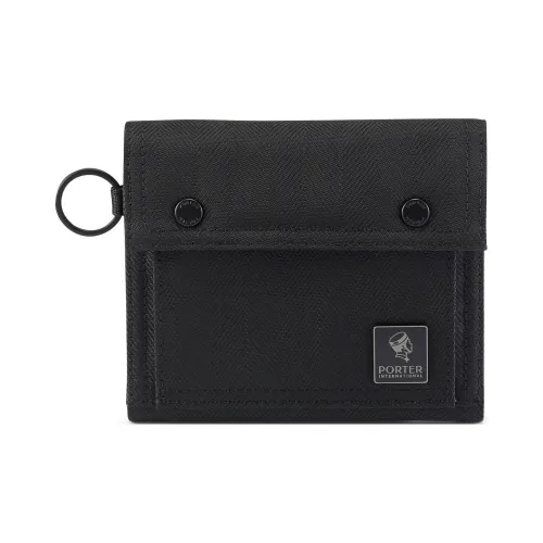 PORTER Нейлон Монетница Унисекс Черный