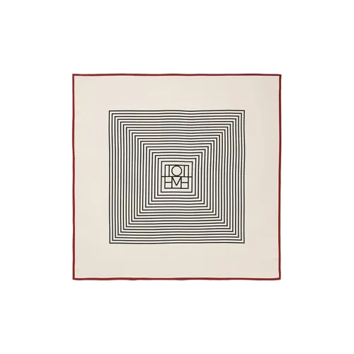 TOTEME Шелковые шарфы Экрю Женские