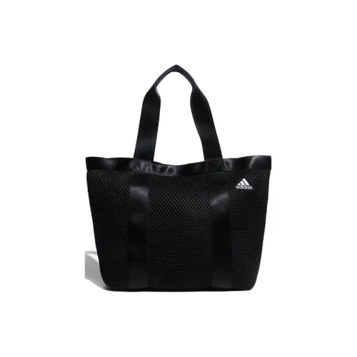 Adidas Полиэстер Тоут Сумка Сумка для покупок Сумка через плечо Сумка Обычная Унисекс Черная