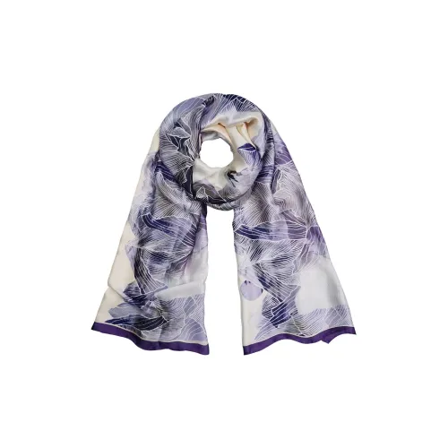 Eucalyptus Ornamentation Шарфы из искусственного шелка Женские