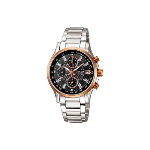 CASIO SHEEN Collection Кварцевый механизм нержавеющая сталь ремешок женские часы черный циферблат SHN 5016D 1A