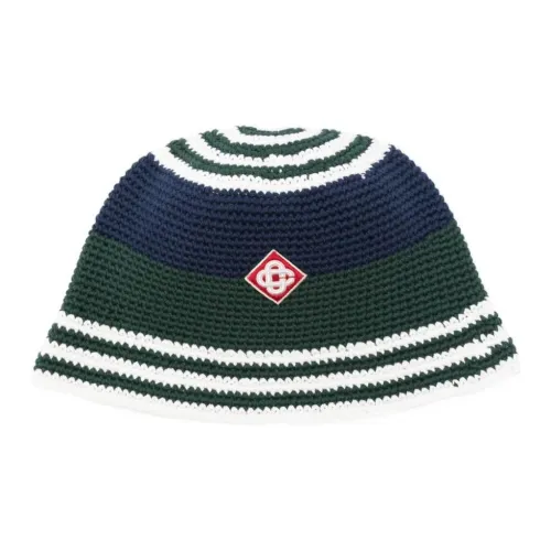 CASABLANCA Cotton Bucket Hats Женские Зеленый Синий Белый