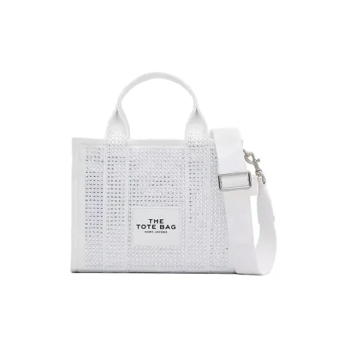 MARC JACOBS Хлопок Canvas Сумка Сумка-тоут Сумка для покупок Сумка через плечо Маленькая Сумка Женская Белая