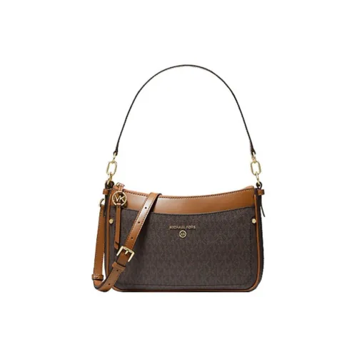 MICHAEL KORS Холст Сумка через плечо Женская Коричневая