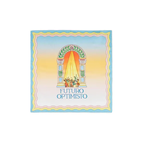 CASABLANCA Шелковые шарфы для женщин Многоцветный